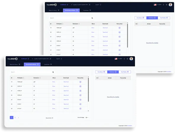 Especialistas de AvenDATA analizan datos archivados de sistemas heredados en una computadora portátil