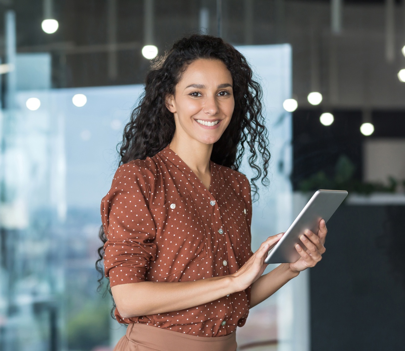 Woman Executive Smiling